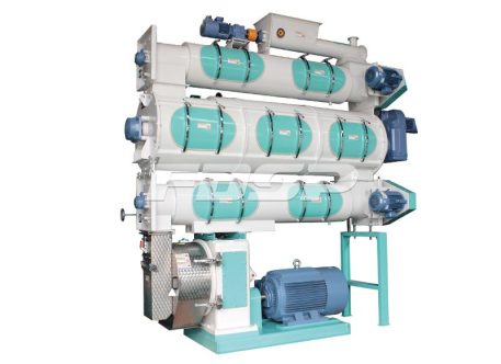 SZLH420b2+保质器高档水产饲料制粒机