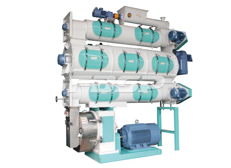 SZLH420b2+保质器高档水产饲料制粒机